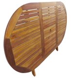  7-dijelni sklopivi vrtni blagovaonski set masivno bagremovo drvo | shoptok.hr