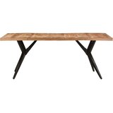  Blagovaonski stol 200 x 90 x 76 cm od masivnog drva bagrema | Eponuda.ba