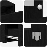  Toaletni stol s ladicama Crna 83 x 40 x 70 cm Konstruirano drvo | Eponuda.com