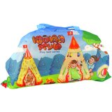 Lean_Toys Šotor Teepee za otroke Indian 160 cm x 105 cm | Shoptok.si