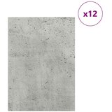 Dekor Paneli 12 pcs Betonski sivi 30 x 42 x 0.27 cm | Eponuda.ba