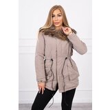 Kesi marka niezdefiniowana Winter Jacket TIFFI 14 beige Cene