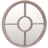  Vrtno ogledalo peščeno 40x4 cm železno okroglo zunanje | Shoptok.si