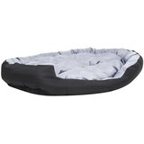  Dvostrani perivi jastuk za pse sivo-crni 150 x 120 x 25 cm | Eponuda.ba