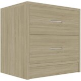 Furnova Nočna omarica sonoma hrast 40x30x40 cm iverna plošča, (21927204) | Shoptok.si