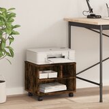  Stalak za pisač s kotačima boja hrasta 41x32x34,5 cm | shoptok.hr
