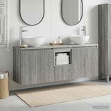  Set ormarića za kupaonicu 3 kom. Siva Sonoma 49,5 x 35 x 63 cm | shoptok.hr