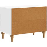  Noćni ormar s ladicama Bijela visokog sjaja 62 x 34,5 x 48 cm | Eponuda.com