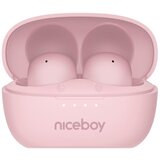 Niceboy podsie 4 pop - bežične slušalice 400 mah + 2x 40 mah IPX4 ružičaste Cene