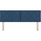 vidaXL Naslon za glavo z diamantnim vzorcem modre barve 160 cm, (22054131) | Shoptok.si