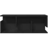  Zidni ormarić crni 80x20x30 cm od konstruiranog drva | shoptok.hr