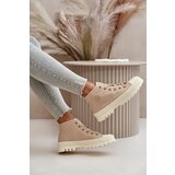 Big Star Women's high-ankle sneakers Big Star Beige | shoptok.hr