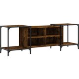 Maison Chic TV omarica - TV stojalo - Televizijska omarica dimljeni hrast 153x37x50 cm inženirski les, (21701797) | Shoptok.si