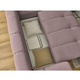 Bobochic Paris Ružičasta sklopiva/s prostorom za odlaganje kutna garnitura (s desnim kutom/u obliku slova L) Fuji – | shoptok.hr