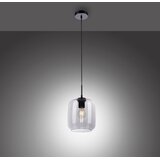 PAUL NEUHAUS 2002-25 - Luster na sajli SHITAKE 1xE27/10W/230V prečnik 20 cm zadimljena | Eponuda.com
