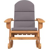  Stolica za ljuljanje Adirondack s jastucima bagremovo drvo | shoptok.hr