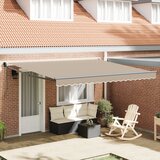vidaXL Avtomatska Retraktibilna Tenda Bež 400x300 cm, Tenda za zamenjavo tkanine za okvir 4x3 m Bež Cene