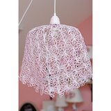  Luster od pletene žice 41x41cm roze | ePonuda.com