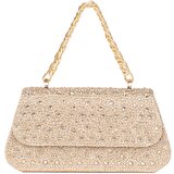 Shelvt Golden small sequin handbag with a golden handle | Shoptok.si