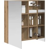  Kopalniška ogledalna omara s polico Oreh 60 x 14,5 x 70 cm, (5000233209) | Shoptok.si