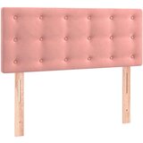 vidaXL Box spring postelja z vzmetnico roza 90x190 cm žamet | Shoptok.si