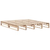  Krevet s regalom za knjige bez madraca 200x200 cm masivno drvo | shoptok.hr