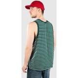 Blue Tomato Striped Majica brez rokavov green / white stripes | Shoptok.si