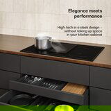 Klarstein Velaire indukcijska kuhalna plošča z vgrajeno napo elegantna, minimalistična, zmogljiva 8400 V 80 cm | Shoptok.si