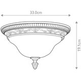 Elstead Lighting Feiss FE-SONOMAVALLEY-F - Plafonsko svetlo SONOMA VALLEY 2xE27/60W/230V | Eponuda.com