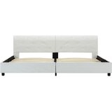  Okvir za krevet od umjetne kože bijeli 180 x 200 cm | shoptok.hr