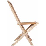  Sklopiva Vrtna Stolica 4 kom. Prirodna Čvrsto teak drvo | shoptok.hr