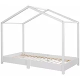Roba Bijeli dječji krevet u obliku kućice 70x140 cm Montessori –