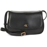Torbe za čez ramo CK FLAP CAMERA BAG Črna