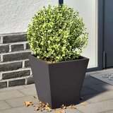  Vrtne sadilice 2 kom crne 30x30x30 cm čelične | shoptok.hr