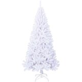  Umjetno božićno drvce s stalakom Bijelo 240 cm PVC i čelik | shoptok.hr
