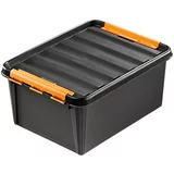 Smartstore Kutija za pohranjivanje (D x Š x V: 50 x 39 x 26 cm, Plastika, Crne boje)