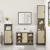  2-dijelni set kupaonskog namještaja boja hrasta sonome drveni | shoptok.hr