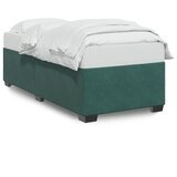 vidaXL Posteljni okvir temno zelen 90x190 cm žamet | Shoptok.si