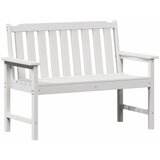  Vrtna klupa Bijelo 120 x 59 x 88 cm HDPE | Eponuda.com
