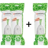 Brabantia PerfectFit vrečke za smeti v roli - 2 +1 / 23-30L (G) - 20 kosov | Shoptok.si