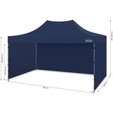  Komercijalni šator 450 x 300 cm tamnoplave boje | shoptok.hr