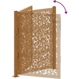 Vrtna vrata 100x125 cm, dizajn s krilima otpornim na vremenske uvjete i čelikom | shoptok.hr