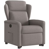  Naslanjač s funkcijo vstajanja taupe blago, (21824903) | Shoptok.si