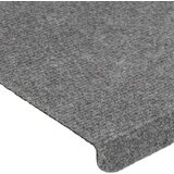 vidaXL Samolepilne preproge za stopnice 30 kosov sive 65x24,5x3,5 cm | Shoptok.si