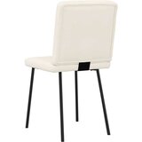  Jedilni stoli 4 kosi krem žamet, (21832329) | Shoptok.si