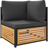  Kutna vrtna sofa s jastucima od masivnog drva bagrema | shoptok.hr