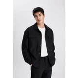 Defacto Relax Fit Shirt Collar Pleated Shirt Jacket cene