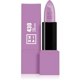 3INA The Lipstick šminka odtenek 430 Cold Purple 4,5 g