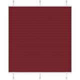 vidaXL Plisirana roleta Bordeaux crvena 120x100 cm Širina tkanine Cijene