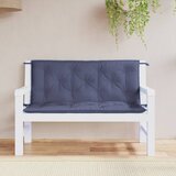  The Living Store Blazina za vrtno klop 2 kosa modra 120x50x7 cm oxford tkanina - Blazina Za Vrtno Klop, (21463746) Cene